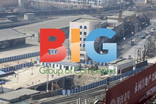 Demolition of Overpass and Building in Dandong, China