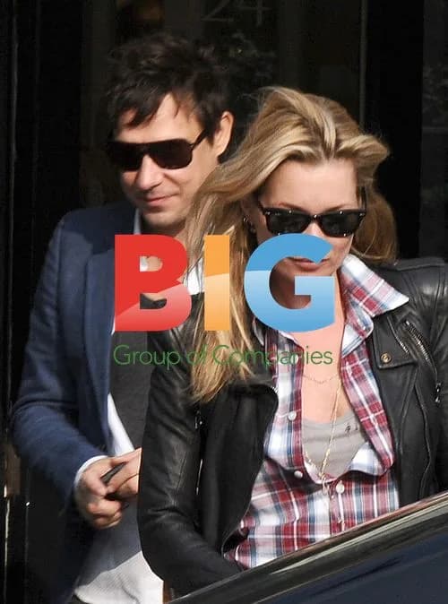 Kate Moss and Jamie Hince in London
