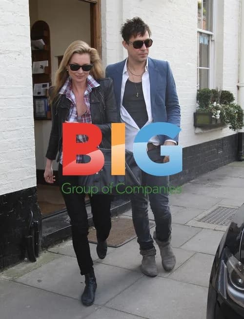 Kate Moss and Jamie Hince in London