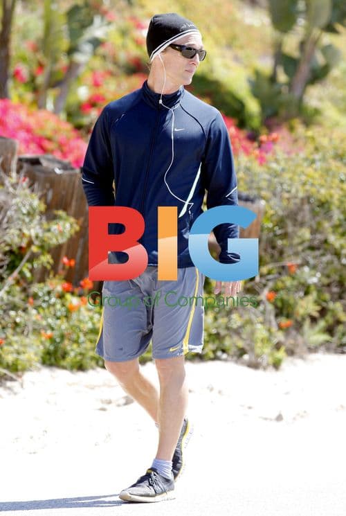 Matthew McConaughey Jogging on Malibu Beach