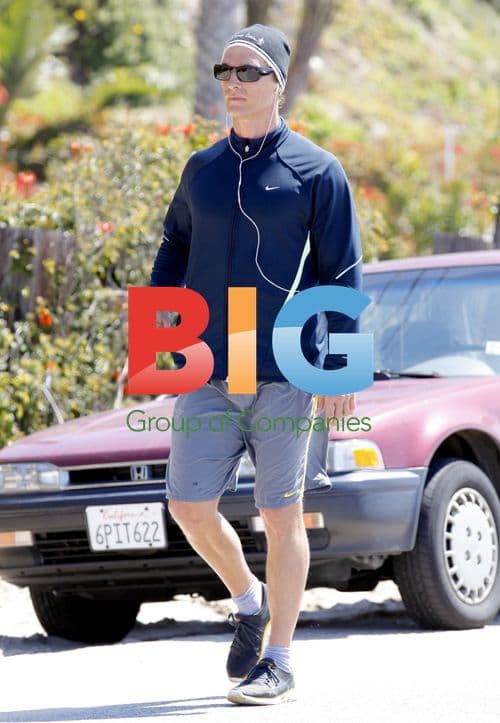 Matthew McConaughey Jogging on Malibu Beach