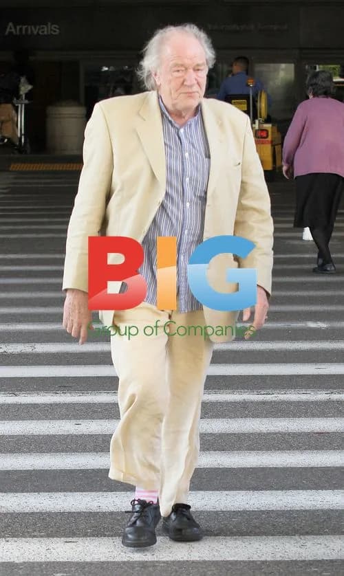 Michael Gambon Arrives at LAX
