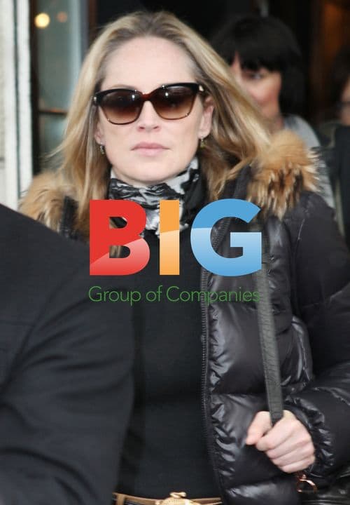 Sharon Stone Leaves Hotel for Rehearsals