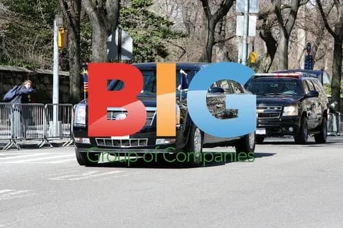 Barack Obama's Motorcade in New York