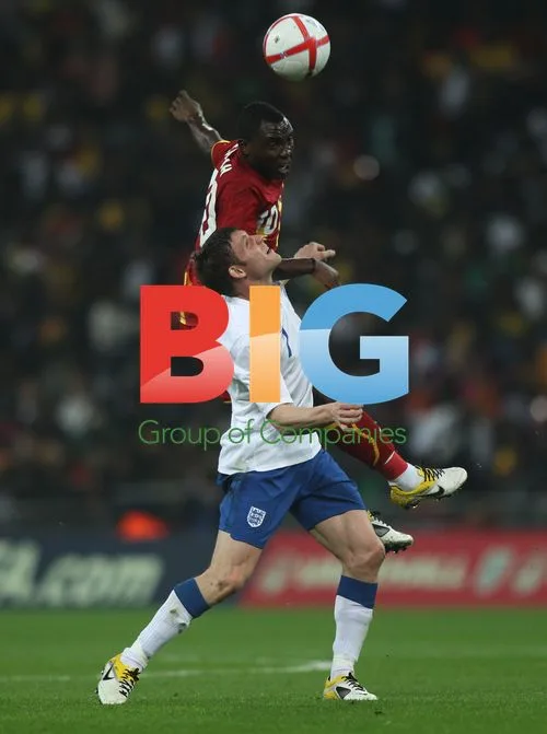 Asamoah vs Milner, England v Ghana Friendly