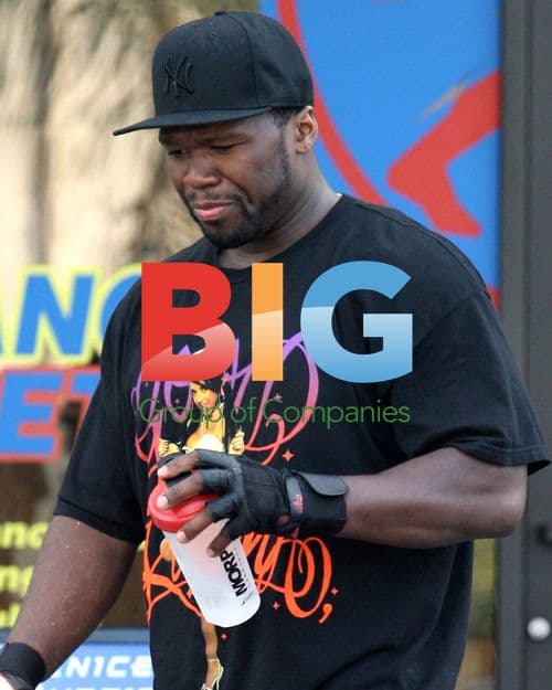 50 Cent Leaving Gym in LA