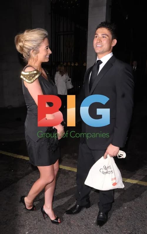 Chantelle Houghton and Rav Wilding at Children's Champions Awards