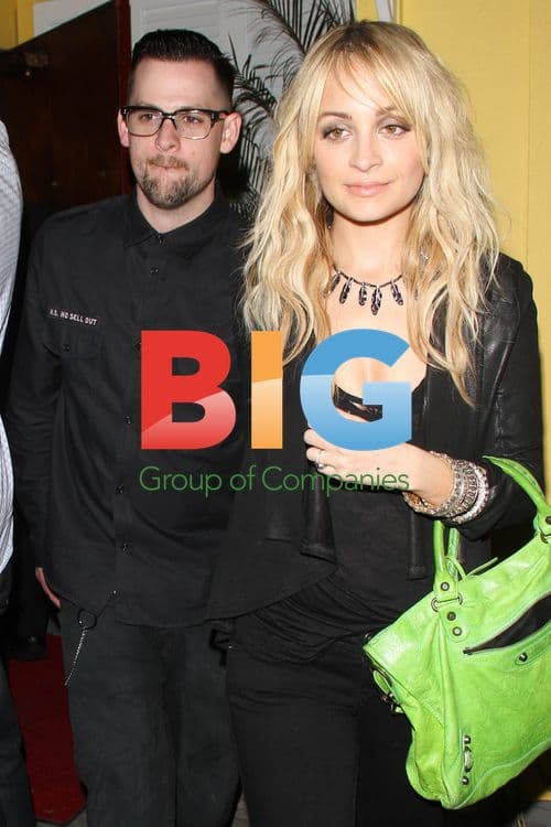 Nicole Richie and Joel Madden Leaving Vans Event
