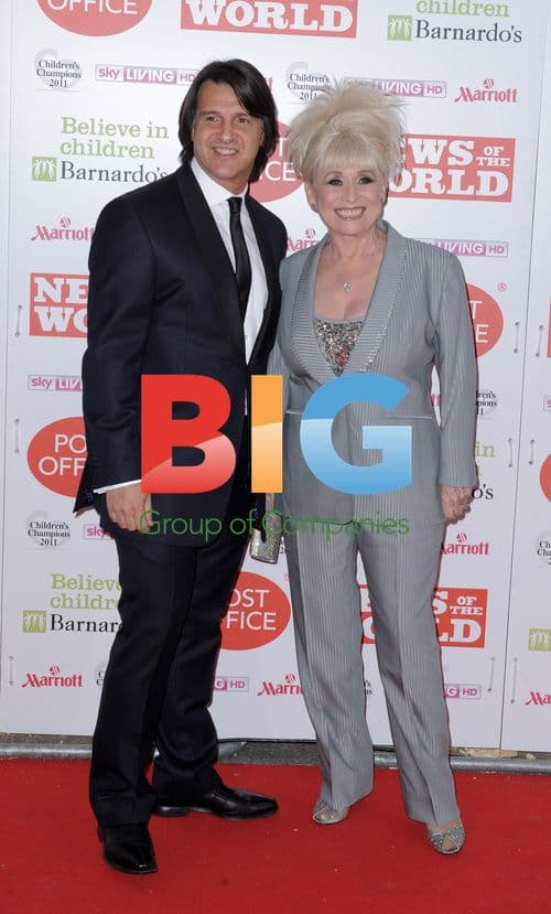 Barbara Windsor and Scott Mitchell at Children's Champions Awards