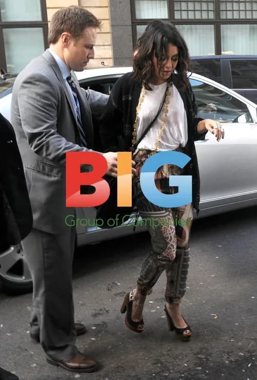 Vanessa Hudgens Arriving at Radio One Studios