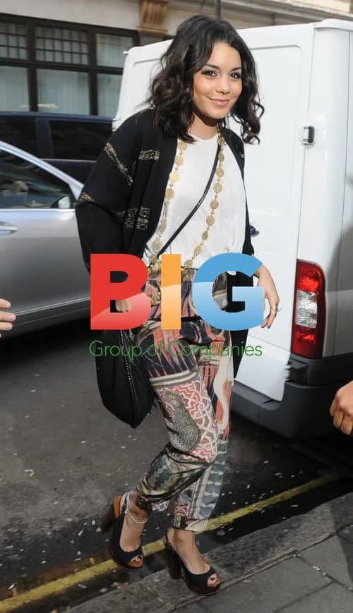 Vanessa Hudgens Arriving at Radio One Studios