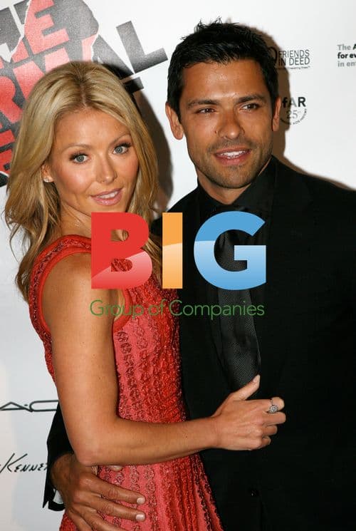 Kelly Ripa and Mark Consuelos at 'The Normal Heart' Broadway Opening