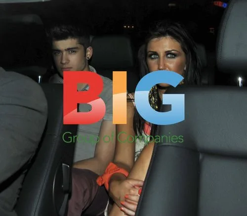 Zayn Malik driving in Soho