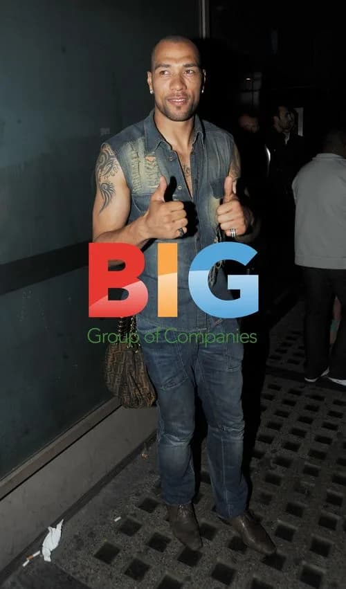 John Carew leaving Whisky Mist, London