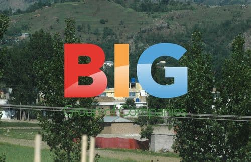 Aerial view of Abbottabad, Pakistan