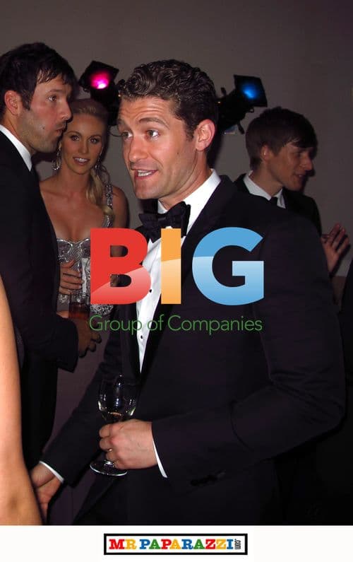 Matthew Morrison, Tony Romo, and Candice Crawford at Correspondents' Dinner Pre-Parties