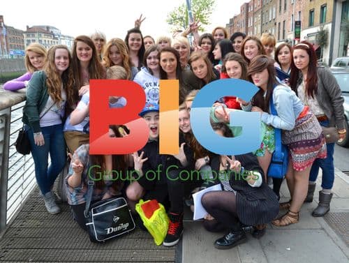 Jedward and Morgan Deane Leaving Hotel