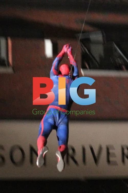Andrew Garfield on set of "The Amazing Spider-Man"