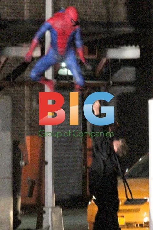 Andrew Garfield on set of "The Amazing Spider-Man"