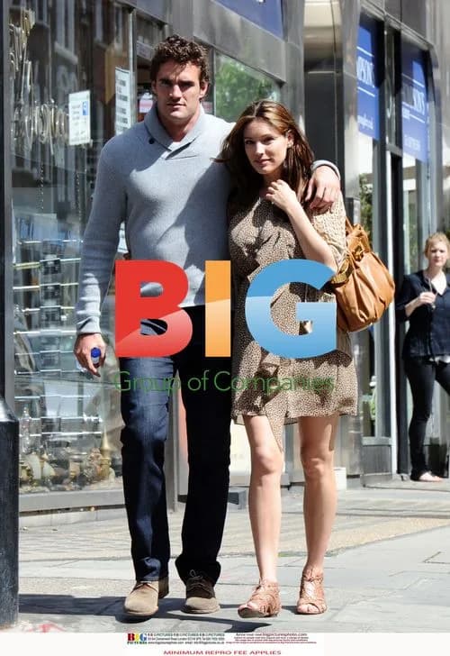 Kelly Brook and Thom Evans at Doctor's Visit