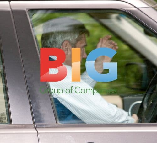 Michael Middleton Leaves Home in Land Rover