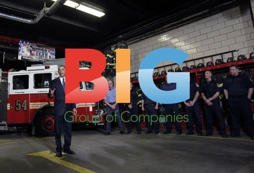 Giuliani Follows Obama at FDNY Firehouse