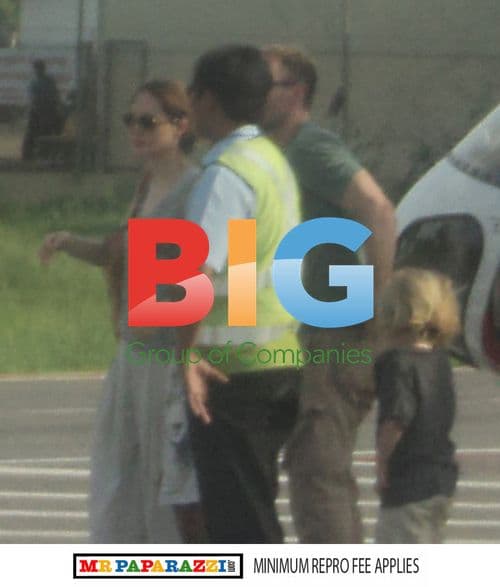 Angelina Jolie and kids in Cambodia