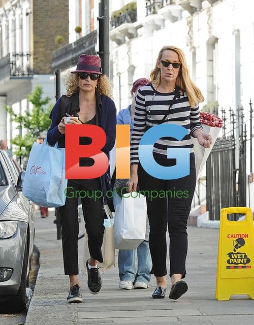 Jerry Hall Spotted Shopping on Kings Road