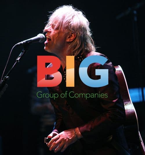 Bob Geldof Performs in Paris