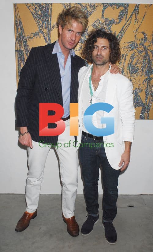 Todd DiCiurcio and Ben Duncan at Art Exhibition