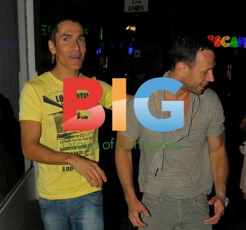 Jason Gardener walking in Soho