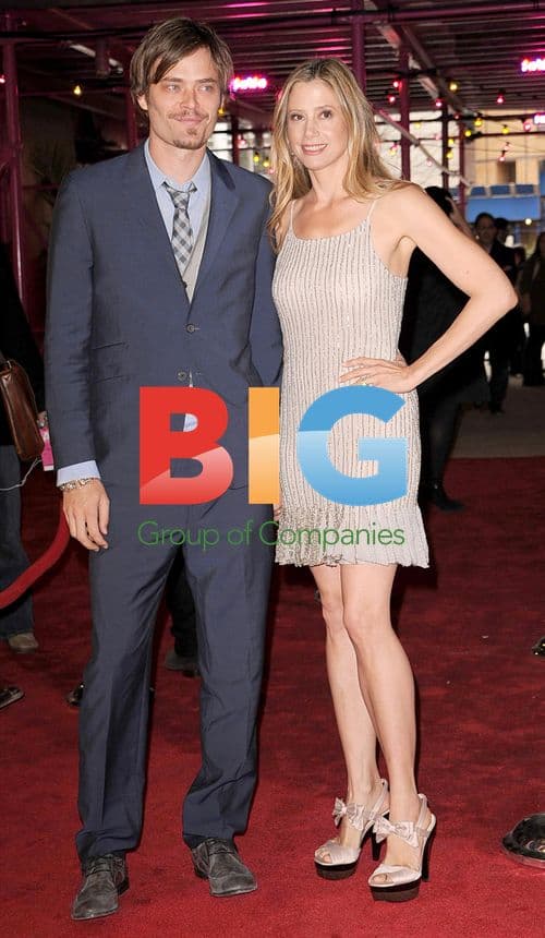 Christopher Backus and Mira Sorvino at 'Angel's Crest' Premiere