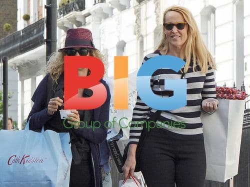 Jerry Hall Shopping on Kings Road