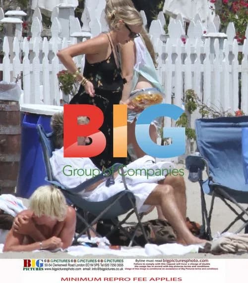 Kimberly Stewart Enjoys Beach Day with Family