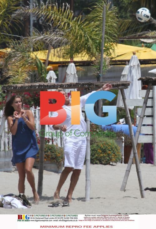 Kimberly Stewart and Family at the Beach