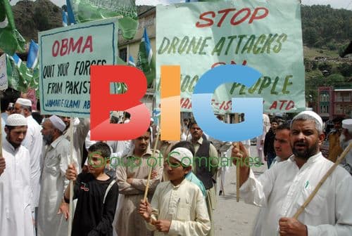 Pakistanis Demonstrate for Osama bin Laden