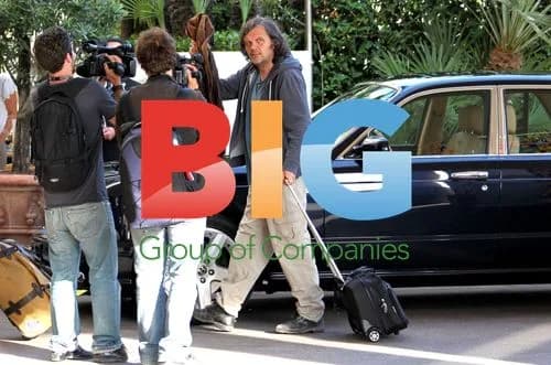 Emir Kusturica arrives for Cannes jury dinner