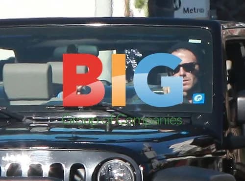 David Beckham Driving After Car Accident