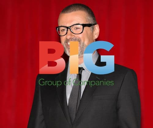 George Michael at press conference