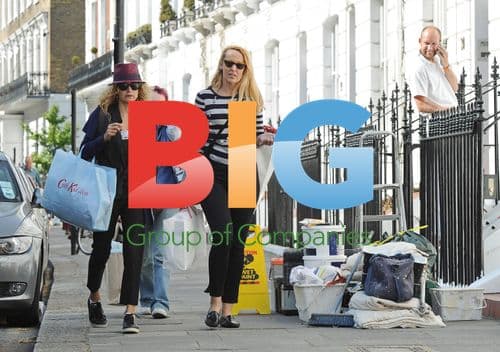 Jerry Hall Spotted Shopping on Kings Road