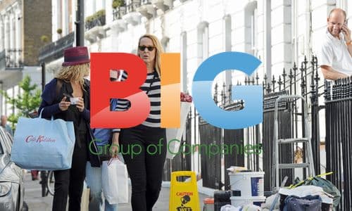 Jerry Hall spotted shopping on Kings Road