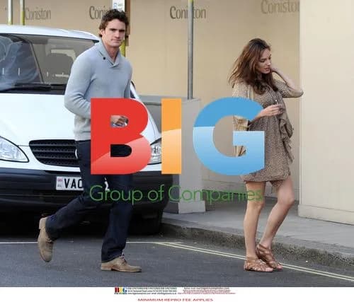 Kelly Brook and Thom Evans Arrive at London Doctor's
