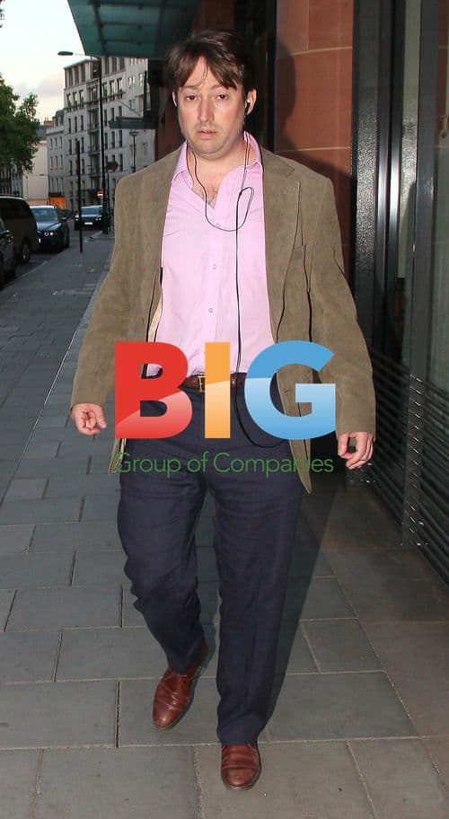 David Mitchell out in Mayfair