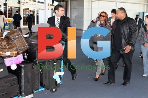 Mel B Arrives in Sydney