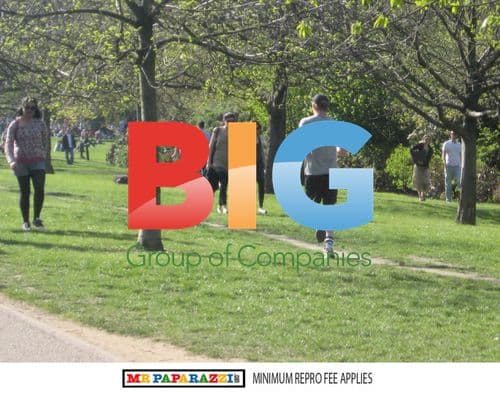 Prince Harry Jogging in London Park