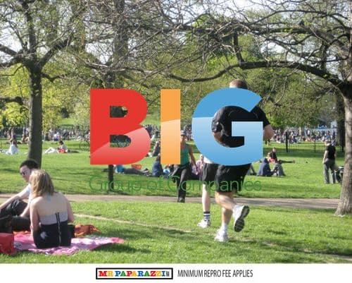 Prince Harry Jogging in London Park