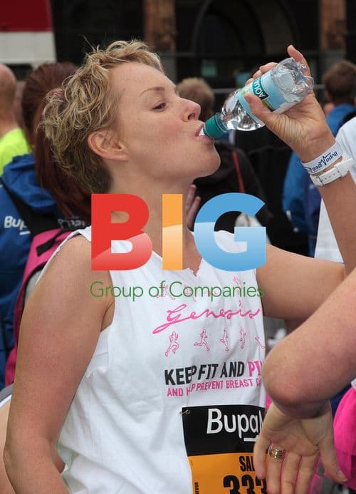 Celebrities at BUPA 10k run in Manchester