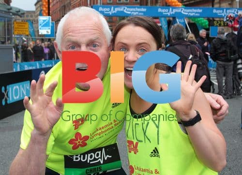 Celebrities at BUPA 10k run in Manchester