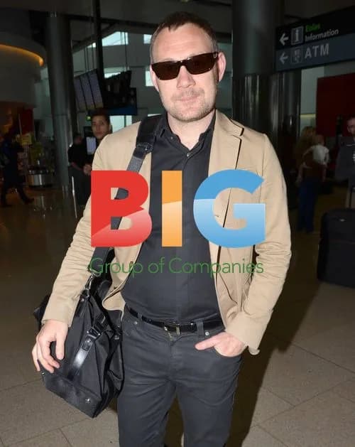 David Gray Arrives at Dublin Airport