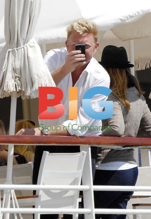 Boris Becker and Sharlely Kerssenberg in Cannes